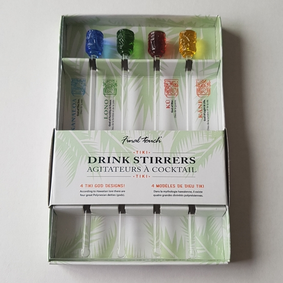 Final Touch Other - FINAL TOUCH Tiki God Drink Stirrers
